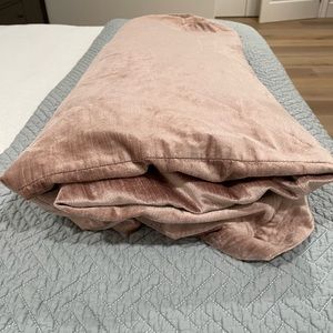 West Elm Velvet King Duvet Cover